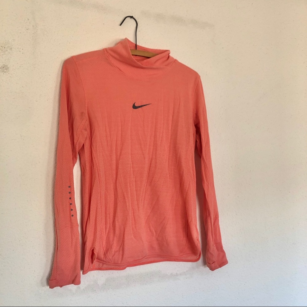 🌻Women’s Size S Nike Orange Long Sleeve Running Top